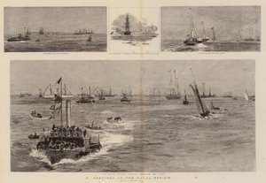Esquisses à la revue navale